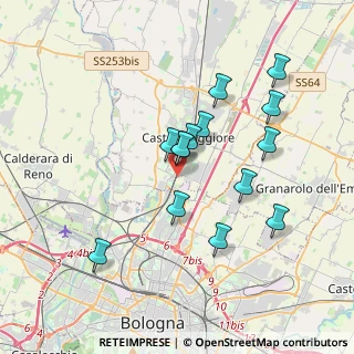 Mappa Via Bentini, 40013 Castel Maggiore BO, Italia (3.31)