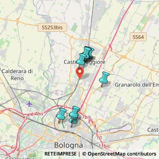 Mappa Via Bentini, 40013 Castel Maggiore BO, Italia (3.06455)