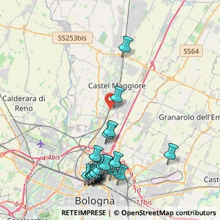 Mappa Via Bentini, 40013 Castel Maggiore BO, Italia (5.181)
