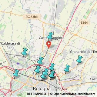 Mappa Via Bentini, 40013 Castel Maggiore BO, Italia (5.25929)