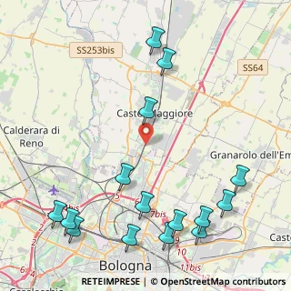 Mappa Via Bentini, 40013 Castel Maggiore BO, Italia (5.65267)