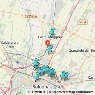 Mappa Via Bentini, 40013 Castel Maggiore BO, Italia (5.04308)