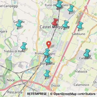 Mappa Via Bentini, 40013 Castel Maggiore BO, Italia (2.73538)