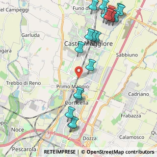 Mappa Via Bentini, 40013 Castel Maggiore BO, Italia (2.731)