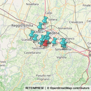 Mappa Via del Commercio, 41043 Formigine MO, Italia (7.45231)