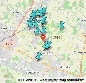 Mappa Via del Commercio, 41043 Formigine MO, Italia (1.67278)