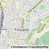 Mapa Fossano