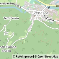 Mapa Venasca
