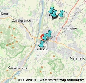 Mappa Via Berna, 41049 Sassuolo MO, Italia (3.56273)