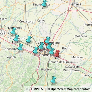 Mappa Via Corticella, 40013 Castel Maggiore BO, Italia (14.92615)