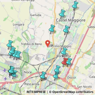 Mappa Via Corticella, 40013 Castel Maggiore BO, Italia (3.149)