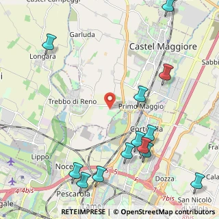 Mappa Via Corticella, 40013 Castel Maggiore BO, Italia (2.85308)