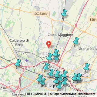 Mappa Via Corticella, 40013 Castel Maggiore BO, Italia (6.051)