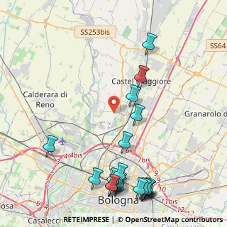 Mappa Via Corticella, 40013 Castel Maggiore BO, Italia (5.5935)