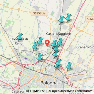 Mappa Via Corticella, 40013 Castel Maggiore BO, Italia (3.53769)
