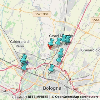 Mappa Via Corticella, 40013 Castel Maggiore BO, Italia (3.26455)