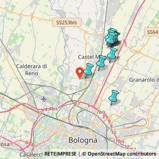 Mappa Via Corticella, 40013 Castel Maggiore BO, Italia (4.13273)