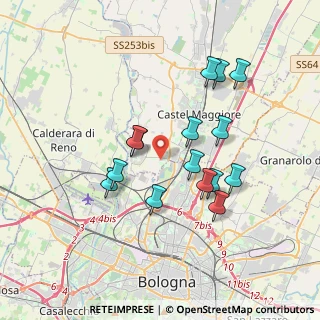 Mappa Via Corticella, 40013 Castel Maggiore BO, Italia (3.32333)