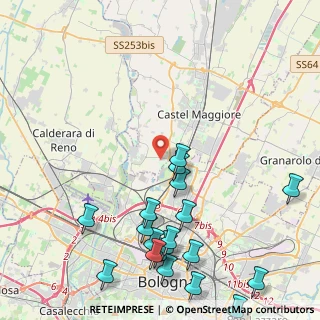 Mappa Via Corticella, 40013 Castel Maggiore BO, Italia (5.62421)
