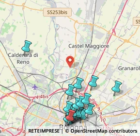 Mappa Via Corticella, 40013 Castel Maggiore BO, Italia (5.517)