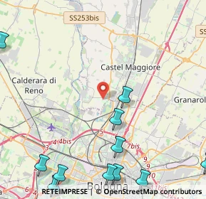 Mappa Via Corticella, 40013 Castel Maggiore BO, Italia (6.54273)