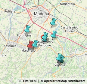 Mappa Via Ciro Menotti, 41051 Castelnuovo Rangone MO, Italia (6.0375)