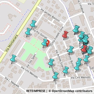 Mappa Via Ciro Menotti, 41051 Castelnuovo Rangone MO, Italia (0.175)
