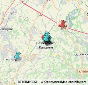 Mappa Via Ciro Menotti, 41051 Castelnuovo Rangone MO, Italia (1.26727)