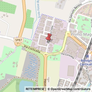 Mappa Via A. Costa, 4, 40013 Castel Maggiore, Bologna (Emilia Romagna)