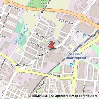 Mappa Via Radici in Piano, 268, 41049 Sassuolo, Modena (Emilia Romagna)