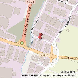 Mappa Via Sacco e Vanzetti, 13-15, 41042 Fiorano Modenese, Modena (Emilia Romagna)