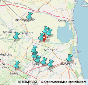 Mappa Via Reale Voltana, 48011 Alfonsine RA, Italia (15.45)