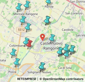 Mappa Via della Scienza, 41051 Castelnuovo Rangone MO, Italia (2.4345)