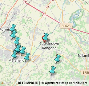 Mappa Via della Scienza, 41051 Castelnuovo Rangone MO, Italia (4.93909)