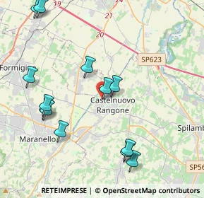 Mappa Via della Scienza, 41051 Castelnuovo Rangone MO, Italia (4.64385)