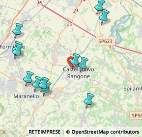 Mappa Via della Scienza, 41051 Castelnuovo Rangone MO, Italia (4.75917)