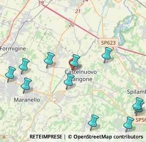 Mappa Via della Scienza, 41051 Castelnuovo Rangone MO, Italia (5.6975)