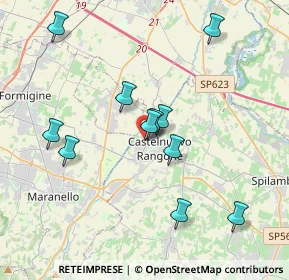 Mappa Via della Scienza, 41051 Castelnuovo Rangone MO, Italia (3.67364)