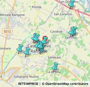 Mappa Via Ciro Bisi, 41051 Castelnuovo Rangone MO, Italia (1.73917)