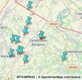 Mappa Via Ciro Bisi, 41051 Castelnuovo Rangone MO, Italia (4.80182)