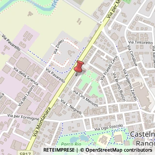Mappa Via Ciro Menotti, 76, 41051 Castelnuovo Rangone, Modena (Emilia Romagna)