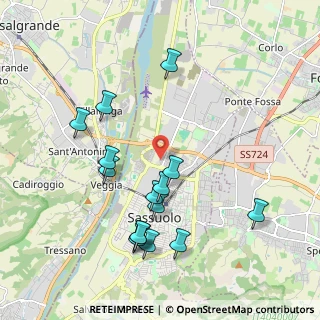 Mappa Via Londra, 41049 Sassuolo MO, Italia (2.098)