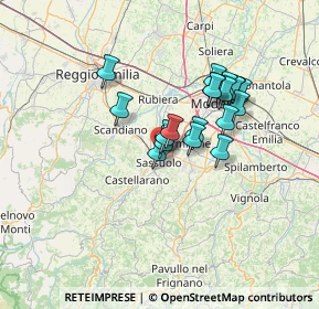 Mappa Via Londra, 41049 Sassuolo MO, Italia (10.80789)