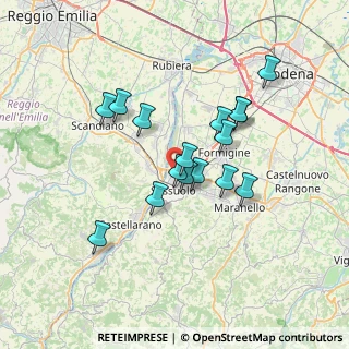 Mappa Via Londra, 41049 Sassuolo MO, Italia (5.895)