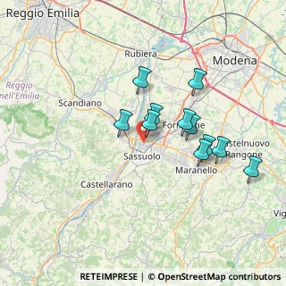 Mappa Via Londra, 41049 Sassuolo MO, Italia (6.12)