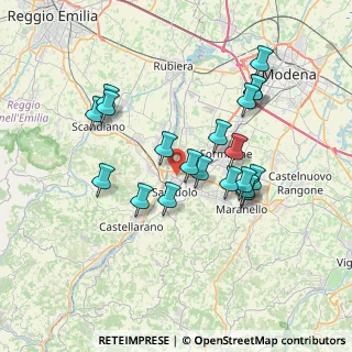 Mappa Via Londra, 41049 Sassuolo MO, Italia (6.767)