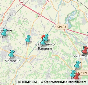 Mappa Via Tiziano, 41051 Castelnuovo Rangone MO, Italia (7.3255)