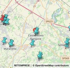 Mappa Via Tiziano, 41051 Castelnuovo Rangone MO, Italia (6.3465)