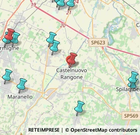 Mappa Via Tiziano, 41051 Castelnuovo Rangone MO, Italia (6.6215)