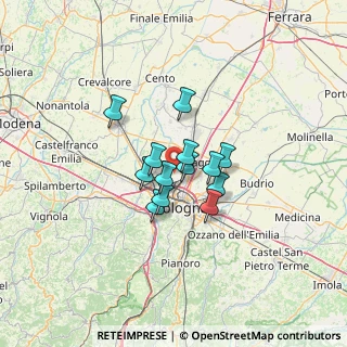 Mappa Via Carlo Goldoni, 40013 Castel Maggiore BO, Italia (8.19769)